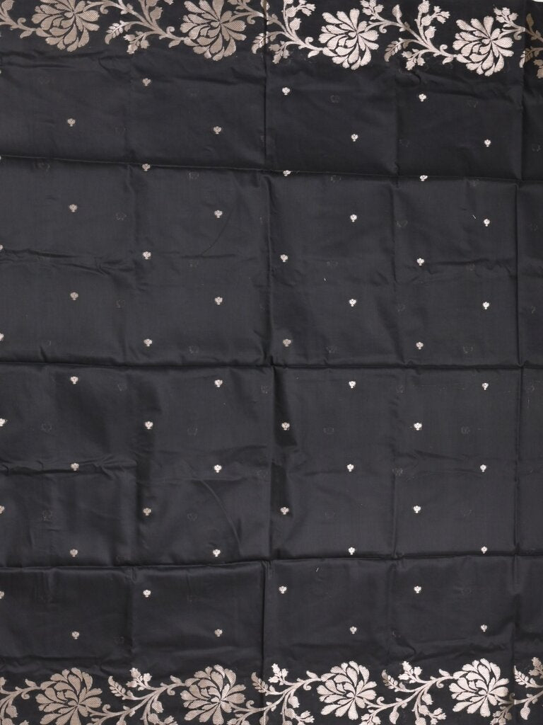 Maheshwari fancy saree for women | black | zari border | party wear saree
