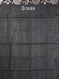 Maheshwari fancy saree for women | black | zari border | party wear saree