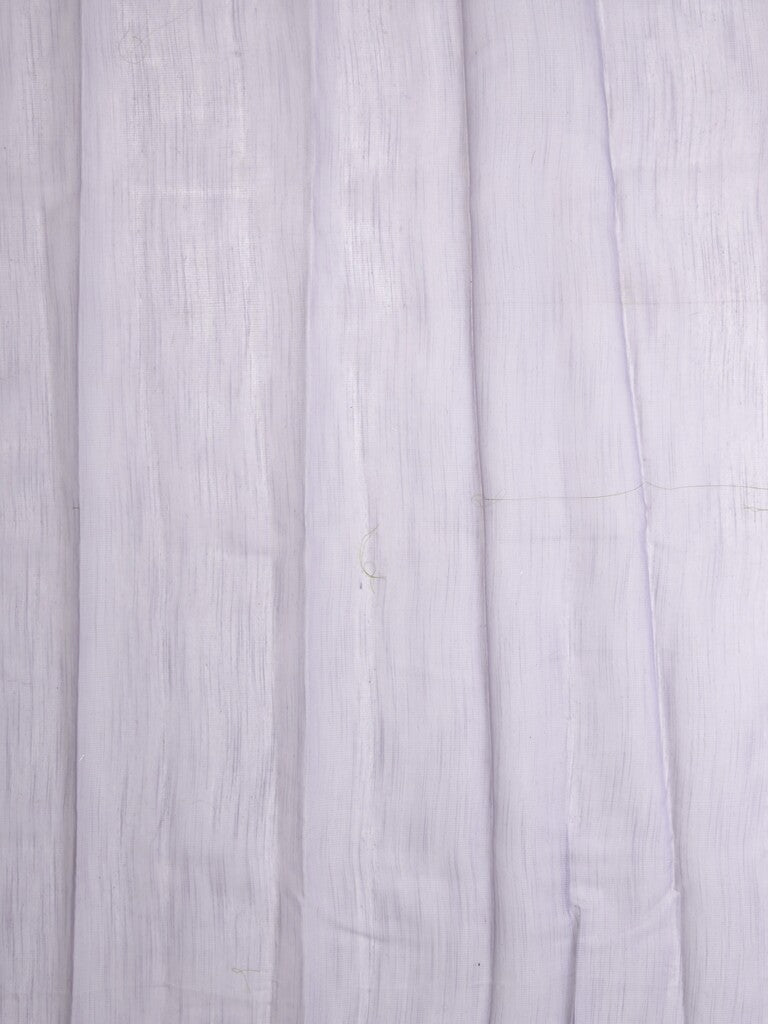 Kota fancy saree light lavender color allover zari motifs & zari border with running pallu and plain self blouse