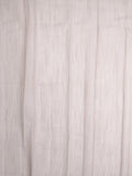 Kota fancy saree light grey color allover zari motifs & zari border with running pallu and plain self blouse