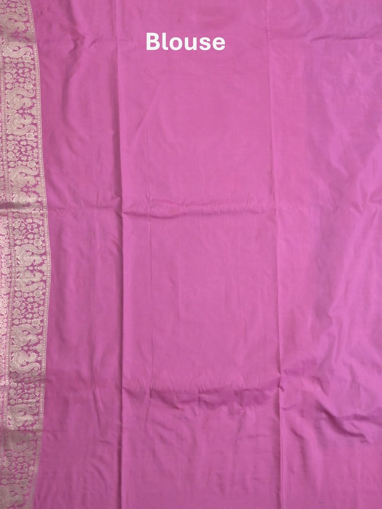 Banaras fancy saree dark maroon color allover zari weaves & zari border with rich pallu and plain blouse