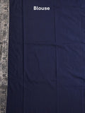 Banaras fancy saree sky blue color allover zari weaves & zari border with rich pallu and plain blouse