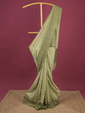 Maheshwari fancy saree for women | grey | zari border | party wear