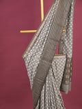 Maheshwari fancy saree for women | grey | zari border | party wear