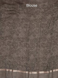 Maheshwari fancy saree for women | grey | zari border | party wear