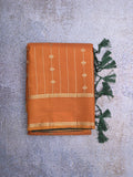Dupion fancy saree for women | black | zari border | party wear