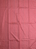 Crape fancy saree light pink color allover prints & contrast border with printed pallu and attached plain blouse