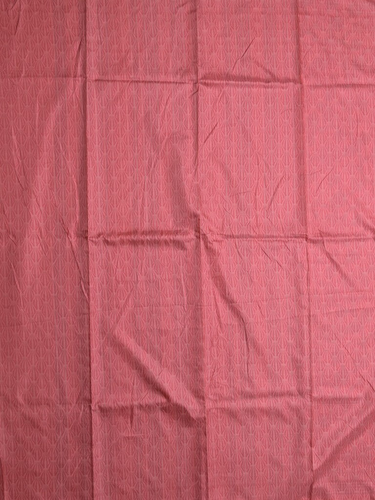 Crape fancy saree light pink color allover prints & contrast border with printed pallu and attached plain blouse