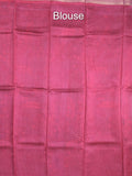 chanderi printed fancy saree for women | lemon yellow | zari border | party wear
