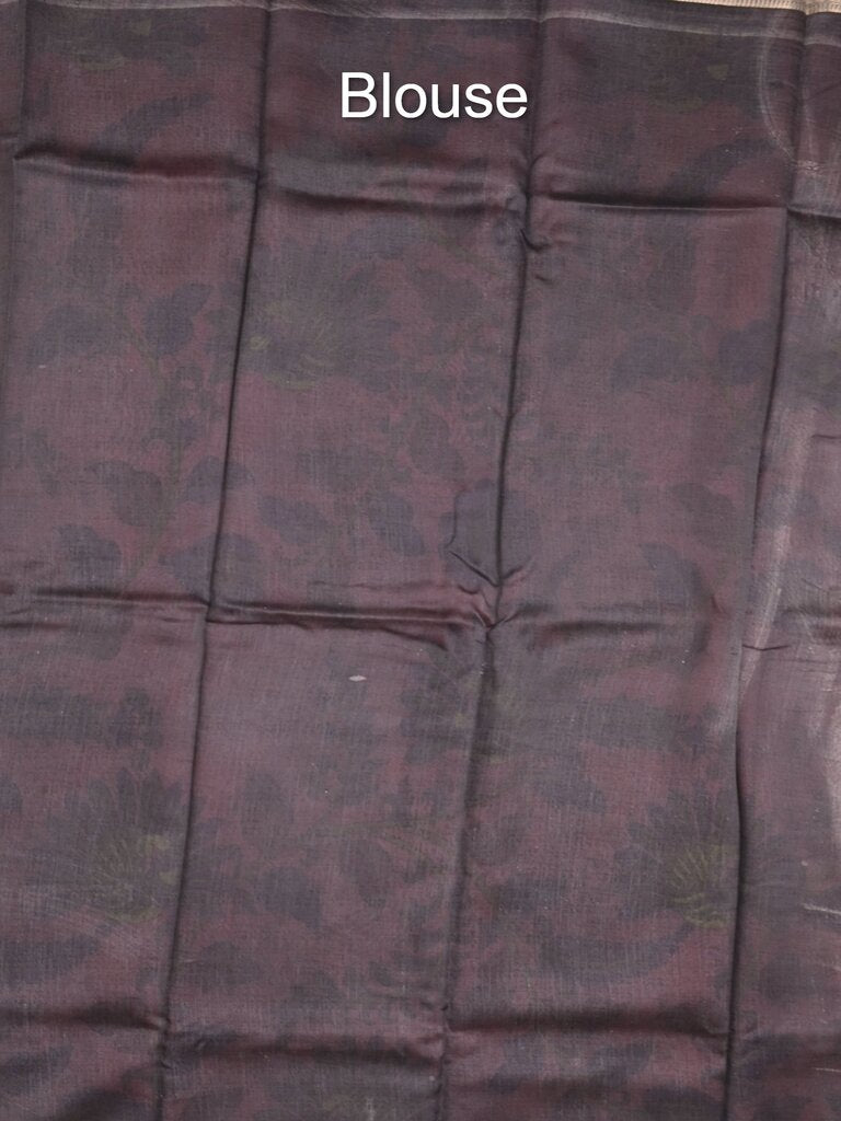 chanderi printed fancy saree for women | lemon yellow | zari border | party wear
