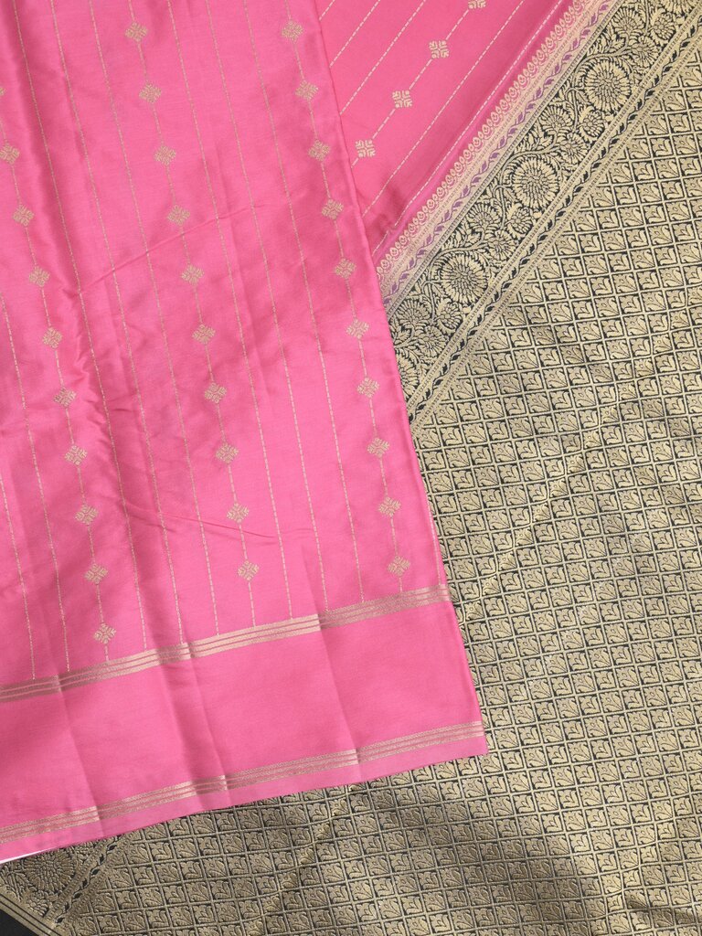 Dupion fancy saree for women | black | zari border | party wear