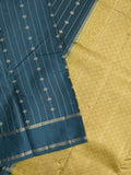 Dupion fancy saree for women | black | zari border | party wear