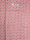 Tussar fancy saree for women | light yellow | plain | printed border