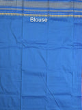 Narayanpet pattu saree for women | blue | zari border | party wear