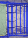 Narayanpet pattu saree for women | blue | zari border | party wear