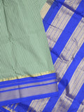 Narayanpet pattu saree for women | blue | zari border | party wear