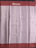 Tissue fancy saree light purple color allover weaves & contrast border with self pallu and attached blouse