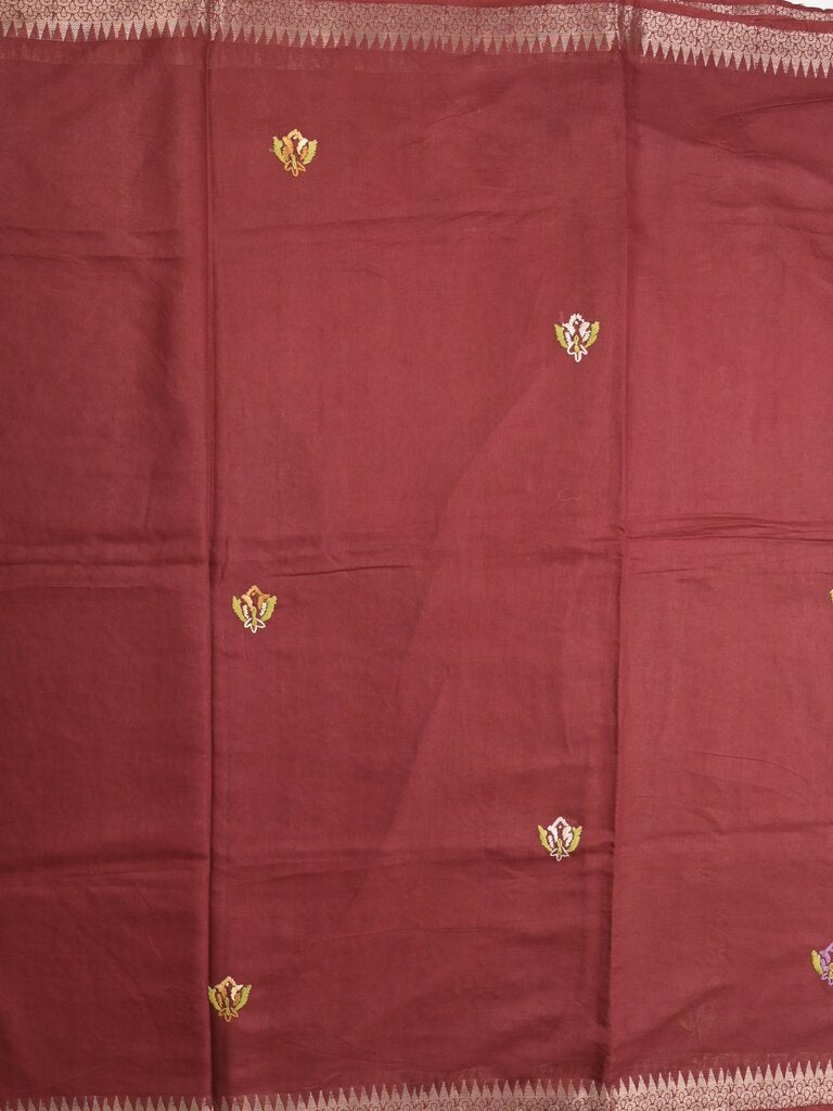 Tussar fancy saree for women | red | kaddi border | party wear