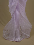 Rocket saree Organza saree in Pastel purple
