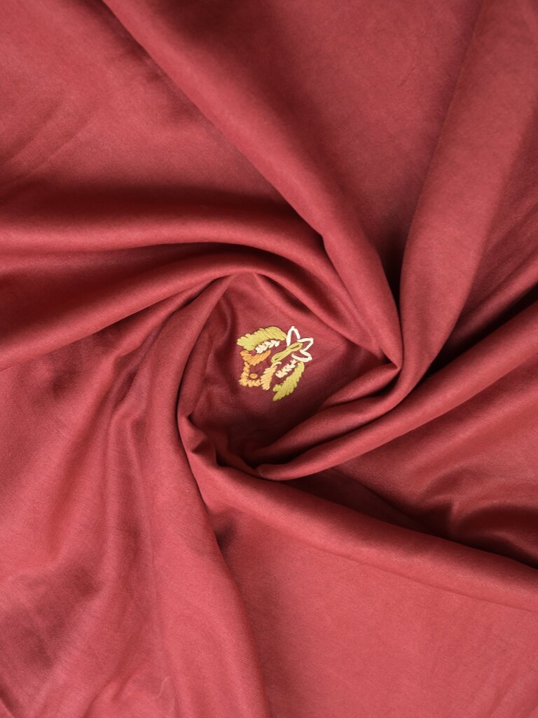 Tussar fancy saree for women | red | kaddi border | party wear