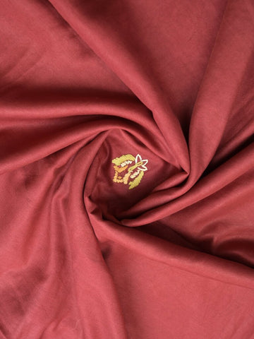 Tussar fancy saree for women | red | kaddi border | party wear