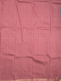 Maheshwari fancy saree black color allover prints & small zari border and printed pallu and plain blouse