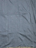 Maheshwari fancy saree grey color allover prints & small zari border and printed pallu and plain blouse