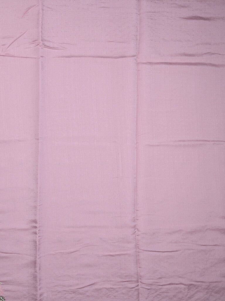Tussar fancy saree light purple color allover embroidery motifs & embroidery border with running pallu and plain blouse