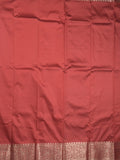 Banaras fancy saree lavender color allover zari motifs & zari border with rich contrast pallu and plain blouse