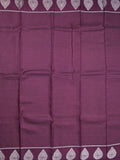 Dupion fancy saree wine color allover zari motifs & zari border with zari pallu and contrast blouse