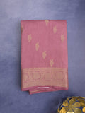 Dupion fancy saree for women | red | zari border | party wear