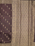 Dupion fancy saree for women | red | zari border | party wear