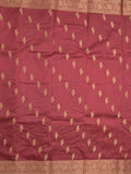 Dupion fancy saree for women | red | zari border | party wear
