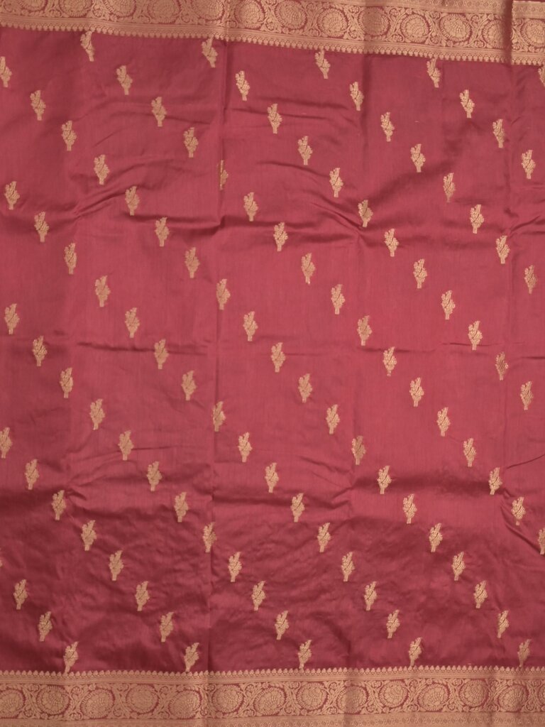 Dupion fancy saree for women | red | zari border | party wear