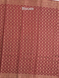 Dupion fancy saree for women | red | zari border | party wear