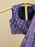 Rocket saree Dola silk saree in purple color