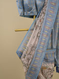 Rocket saree Kora saree in cream color