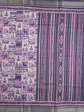Tussar fancy saree for women | black | printed | party wear