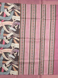 Tussar fancy saree for women | black | printed | party wear