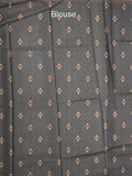 Tussar fancy saree for women | black | printed | party wear