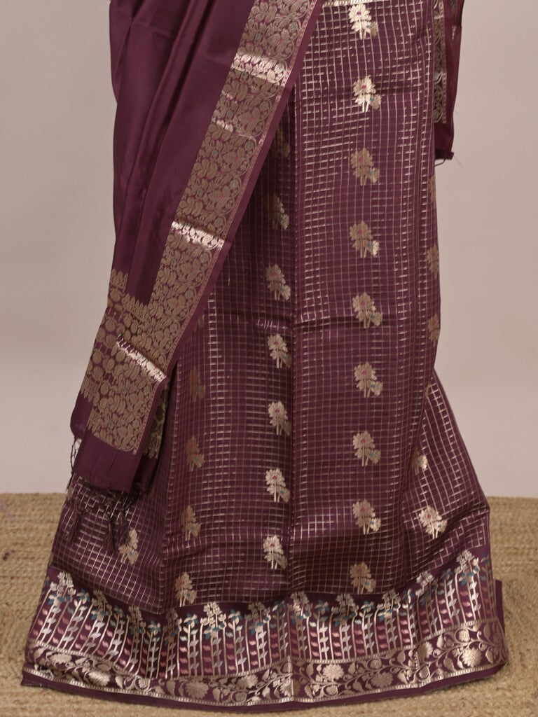 Chiniya silk lehenga set with blouse & dupatta | red | unstitched | party wear