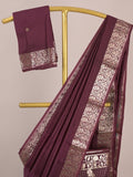 Chiniya silk lehenga set with blouse & dupatta | red | unstitched | party wear