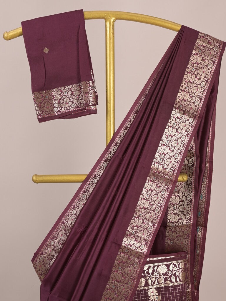 Chiniya silk lehenga set with blouse & dupatta | red | unstitched | party wear