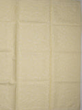 Kota fancy saree pastel yellow color allover embroidery & fancy border with running pallu and attached plain blouse