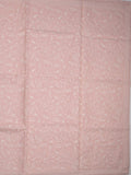 Kota fancy saree baby pink color allover embroidery & fancy border with running pallu and attached plain blouse