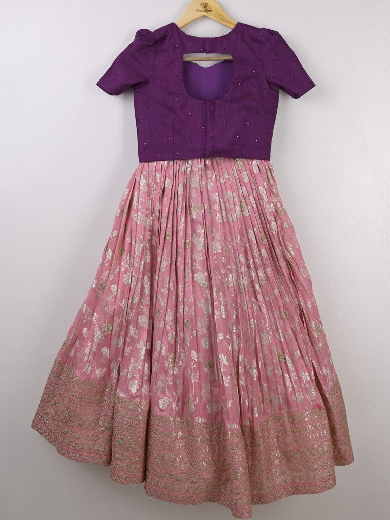 Designer dola tissue Lehenga Set for Girls 11-12 years