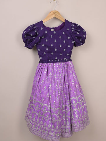 kanchi pattu lehenga set for kids | designer collection | party wear | 5 - 6 years