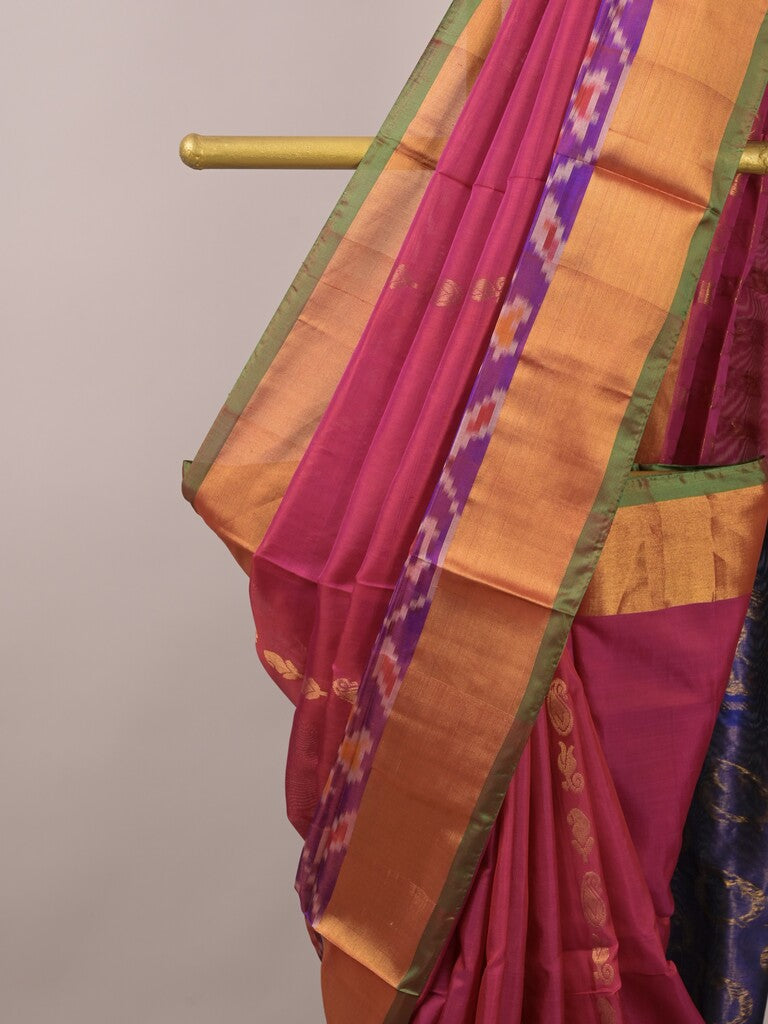 Uppada pattu saree for women | Royal blue | allover zari motifs | party wear