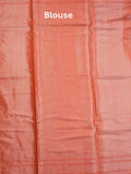 Dupion fancy saree violet color allover zari butis & zari border with zari pallu and contrast blouse