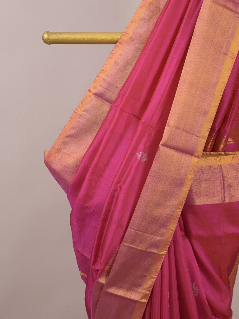 Uppada pattu saree for women | Royal blue | allover zari motifs | party wear